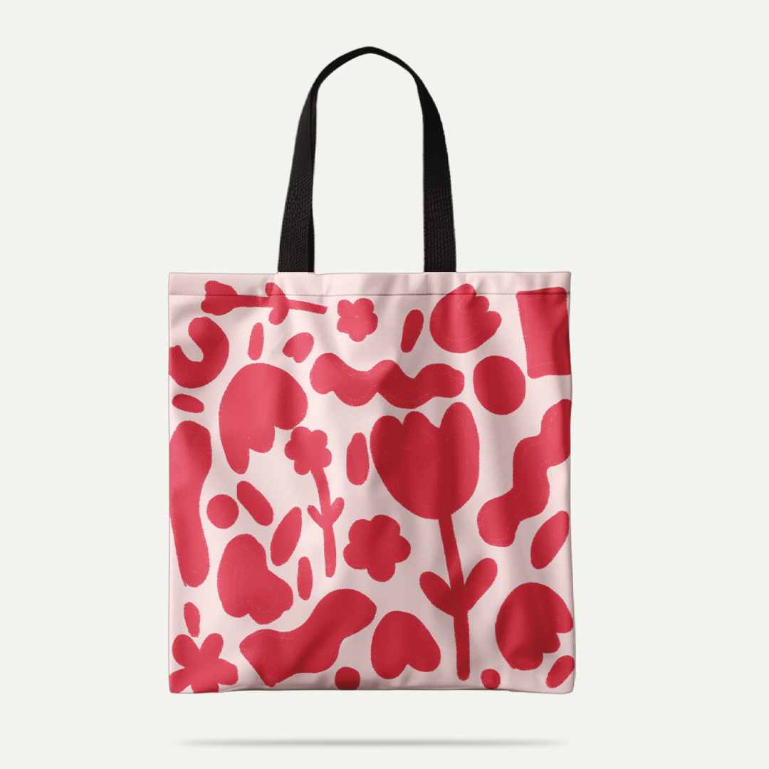 Tote Bag Flores Abstractas