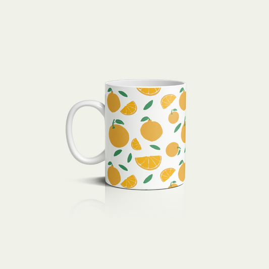 Mug para Café Patrón de Naranjas