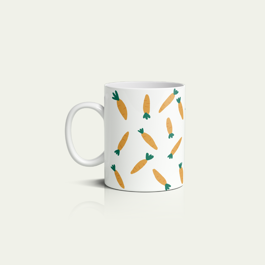 Mug para Café Patrón de Zanahorias