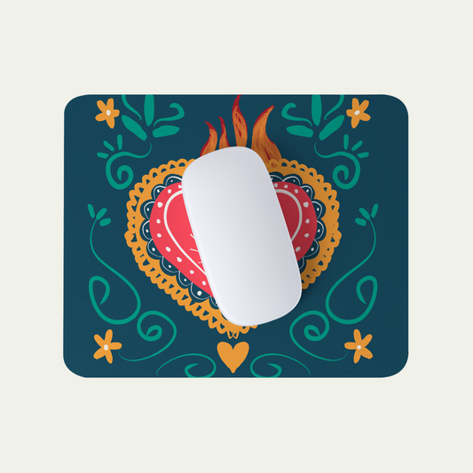 Mouse Pad Corazón Sagrado