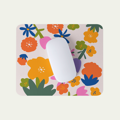 Mouse Pad Flores Abstractas