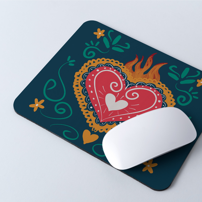 Mouse Pad Corazón Sagrado