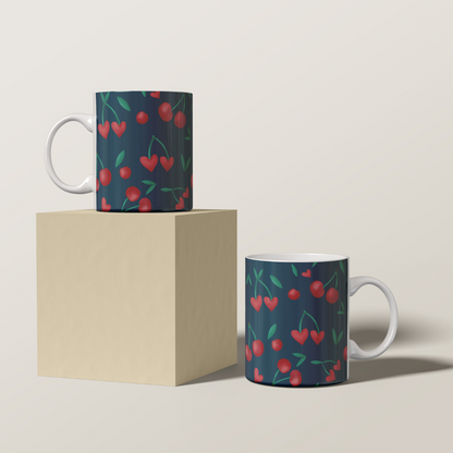 Mug para Café Cerezas