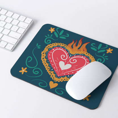 Mouse Pad Corazón Sagrado