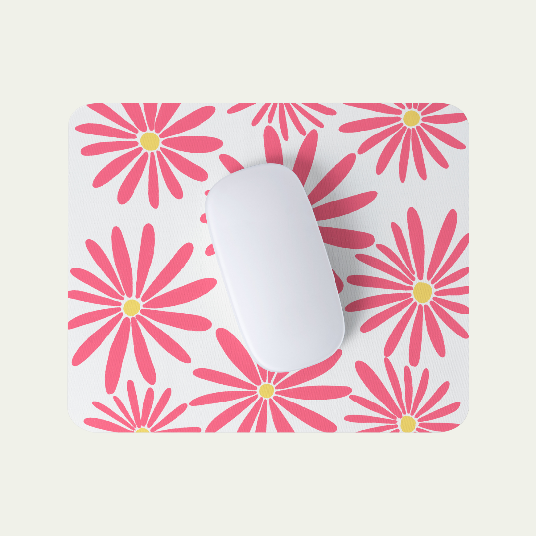 Mouse Pad Flores Rosas