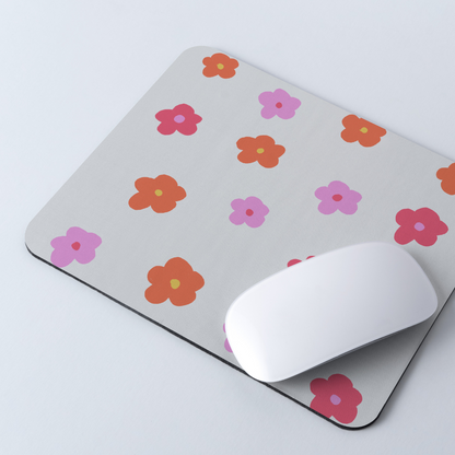 Mouse Pad Patrón Floral Retro