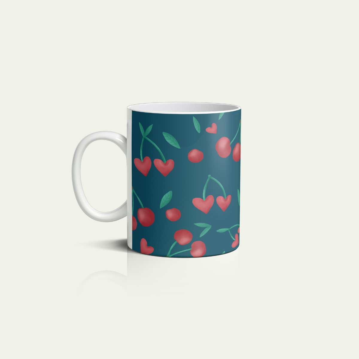 Mug para Café Cerezas