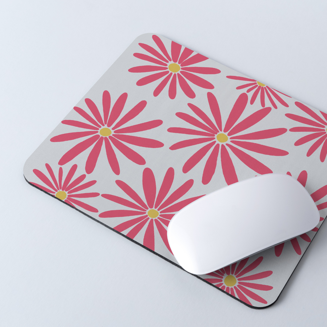 Mouse Pad Flores Rosas