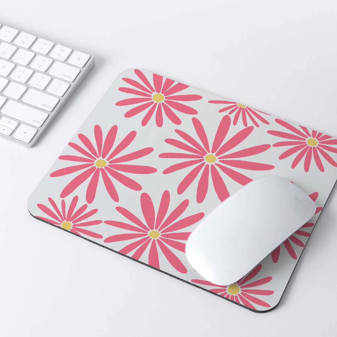 Mouse Pad Flores Rosas